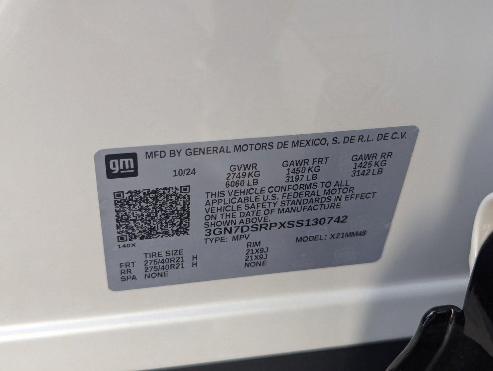 2025 Chevrolet Equinox EV Vehicle Photo in ORLANDO, FL 32812-3021