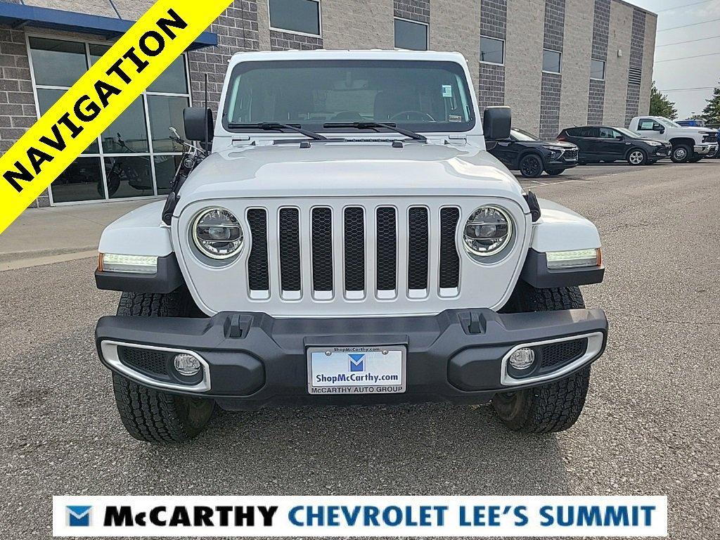 Used 2021 Jeep Wrangler Unlimited Sahara with VIN 1C4HJXEGXMW783863 for sale in Kansas City