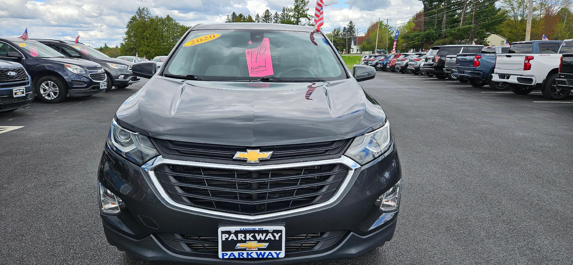 Used 2020 Chevrolet Equinox LT with VIN 2GNAXUEV6L6128838 for sale in Canton, NY