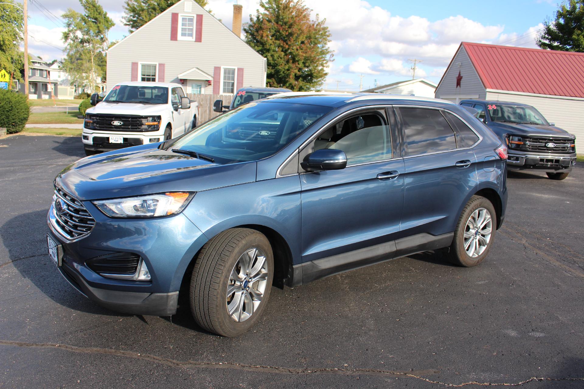 Used 2019 Ford Edge Titanium with VIN 2FMPK4K91KBB10547 for sale in Durant, IA