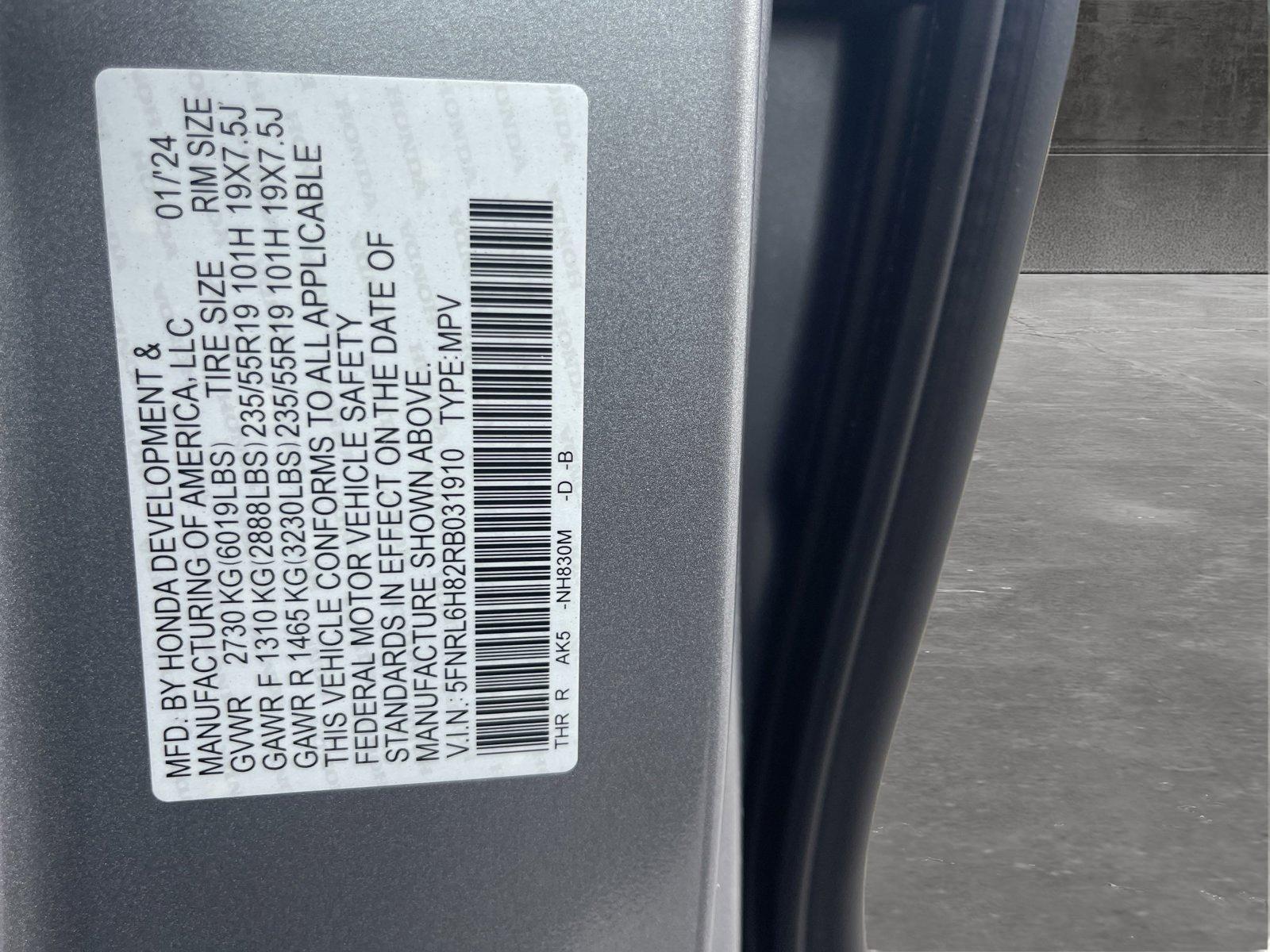 2024 Honda Odyssey Vehicle Photo in Clearwater, FL 33764