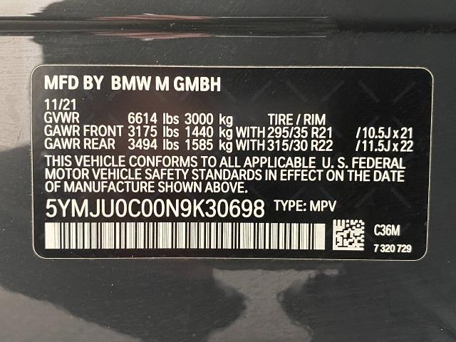 2022 BMW X5 M Vehicle Photo in Appleton, WI 54913