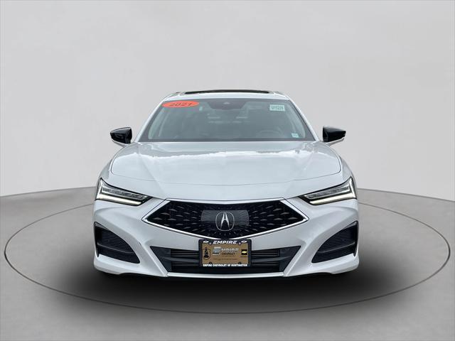 Used 2021 Acura TLX Technology Package with VIN 19UUB5F42MA010307 for sale in Huntington, NY