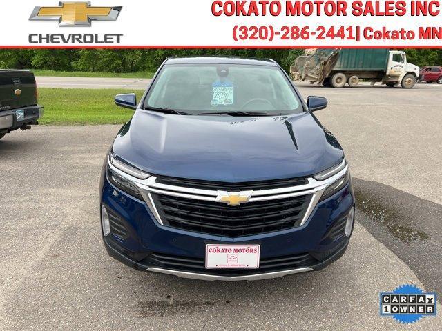 Used 2022 Chevrolet Equinox LT with VIN 3GNAXKEV8NL211643 for sale in Cokato, MN