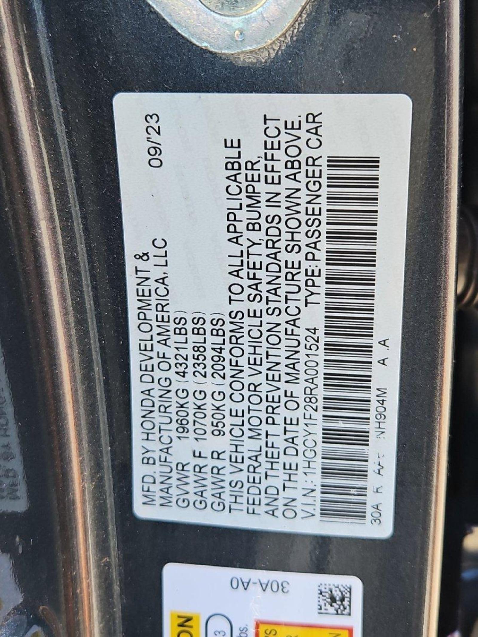 2024 Honda Accord Sedan Vehicle Photo in Henderson, NV 89014