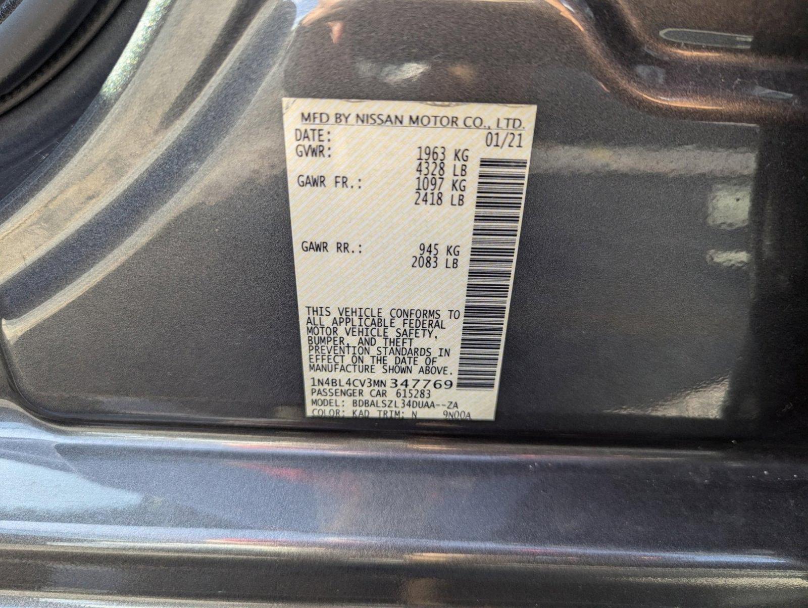 2021 Nissan Altima Vehicle Photo in ORLANDO, FL 32812-3021