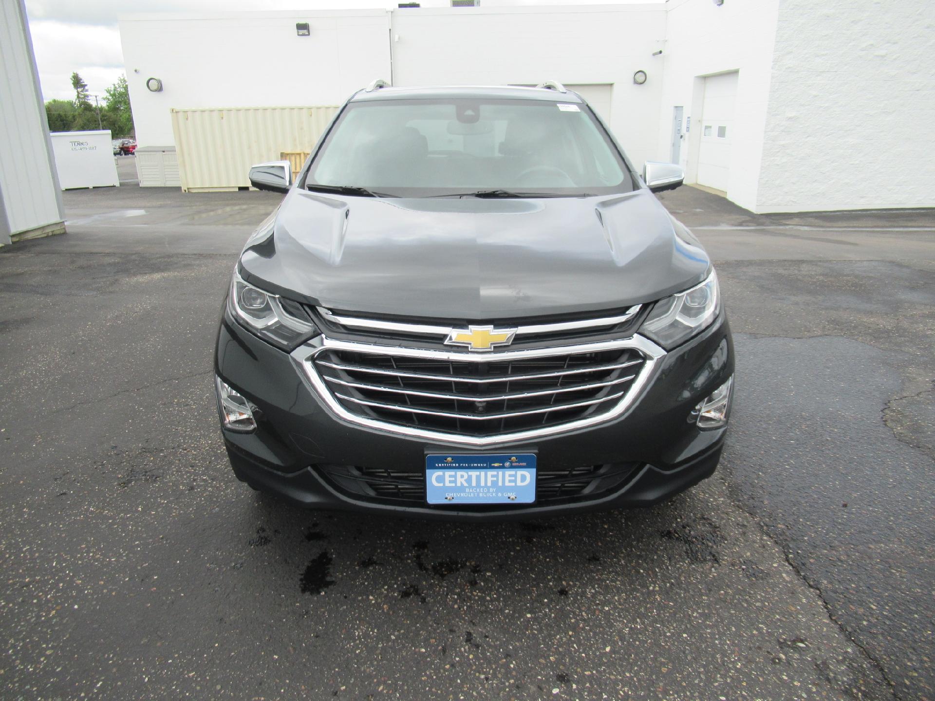 Certified 2020 Chevrolet Equinox Premier with VIN 3GNAXXEV6LS630607 for sale in Prescott, WI