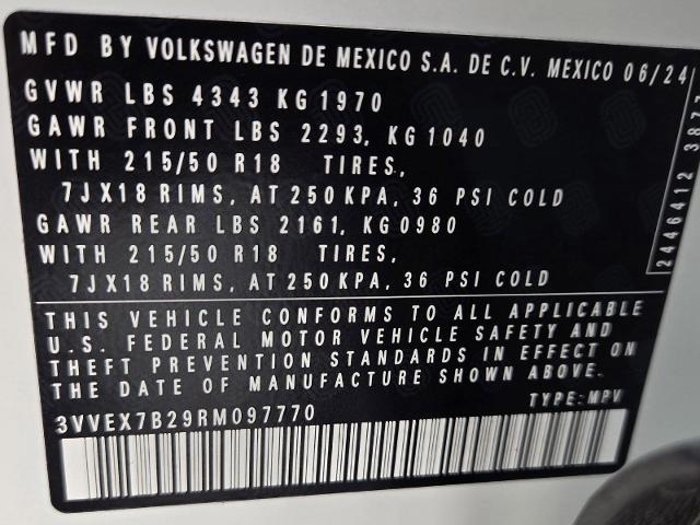 2024 Volkswagen Taos Vehicle Photo in WEATHERFORD, TX 76087