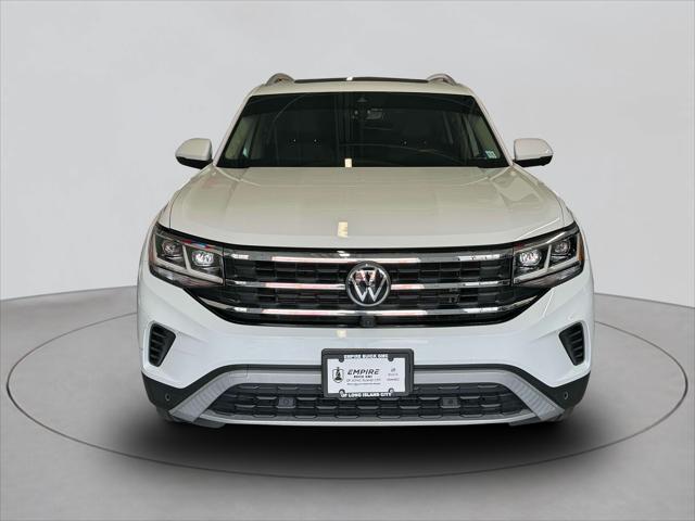 Used 2021 Volkswagen Atlas SEL Premium with VIN 1V2TP2CA5MC609919 for sale in Woodside, NY