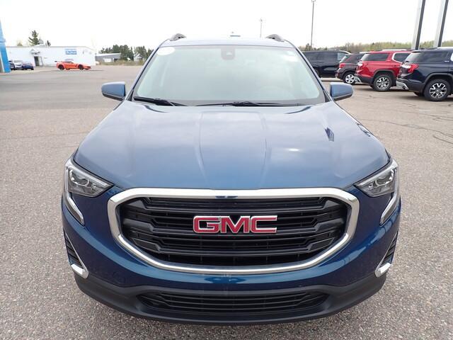 Used 2021 GMC Terrain SLE with VIN 3GKALTEV8ML336350 for sale in Sault Sainte Marie, MI