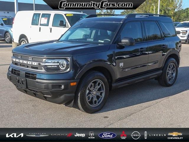 Certified 2021 Ford Bronco Sport Big Bend with VIN 3FMCR9B69MRA21763 for sale in Bloomington, IN