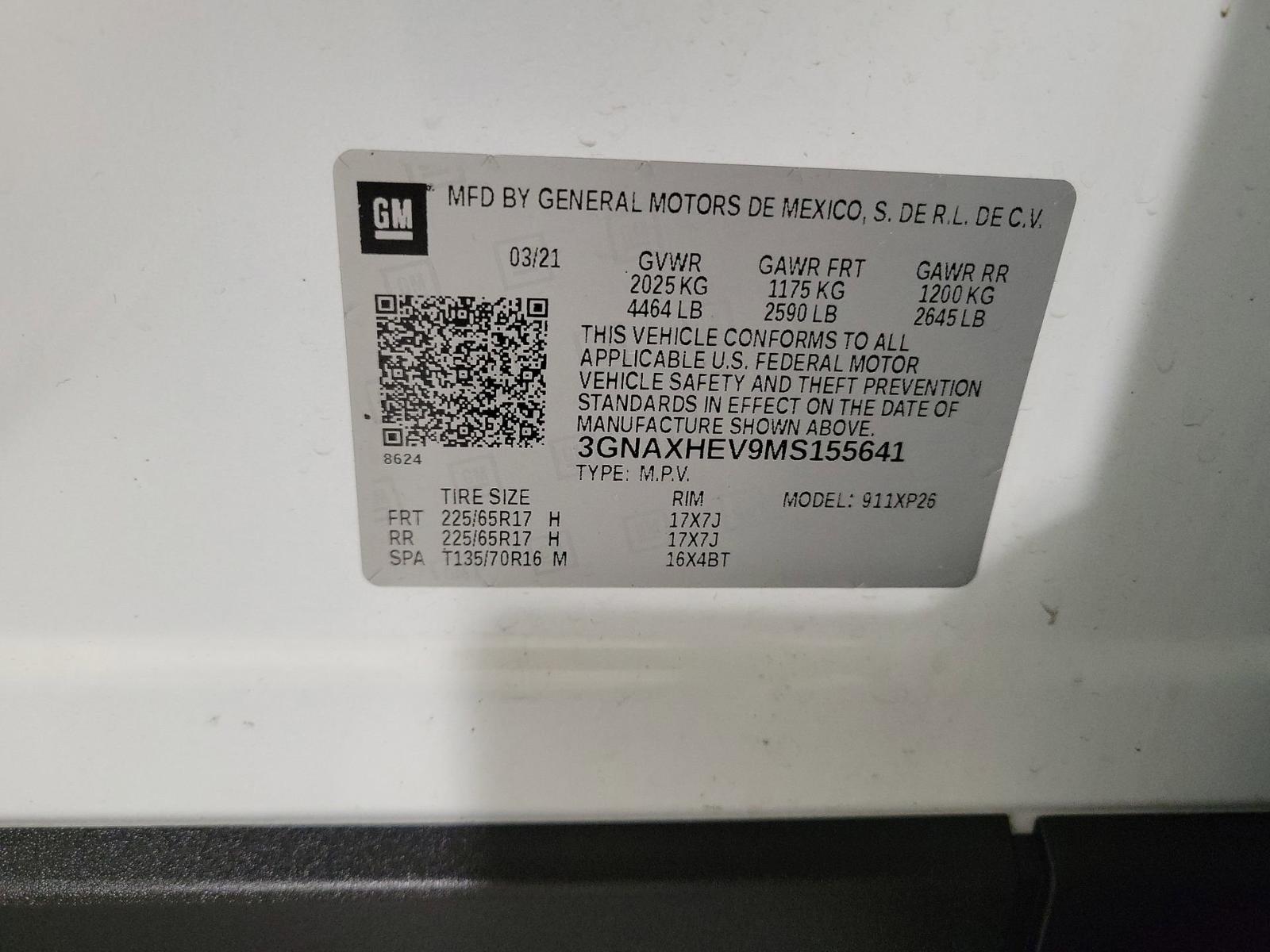 2021 Chevrolet Equinox Vehicle Photo in Plainfield, IL 60586