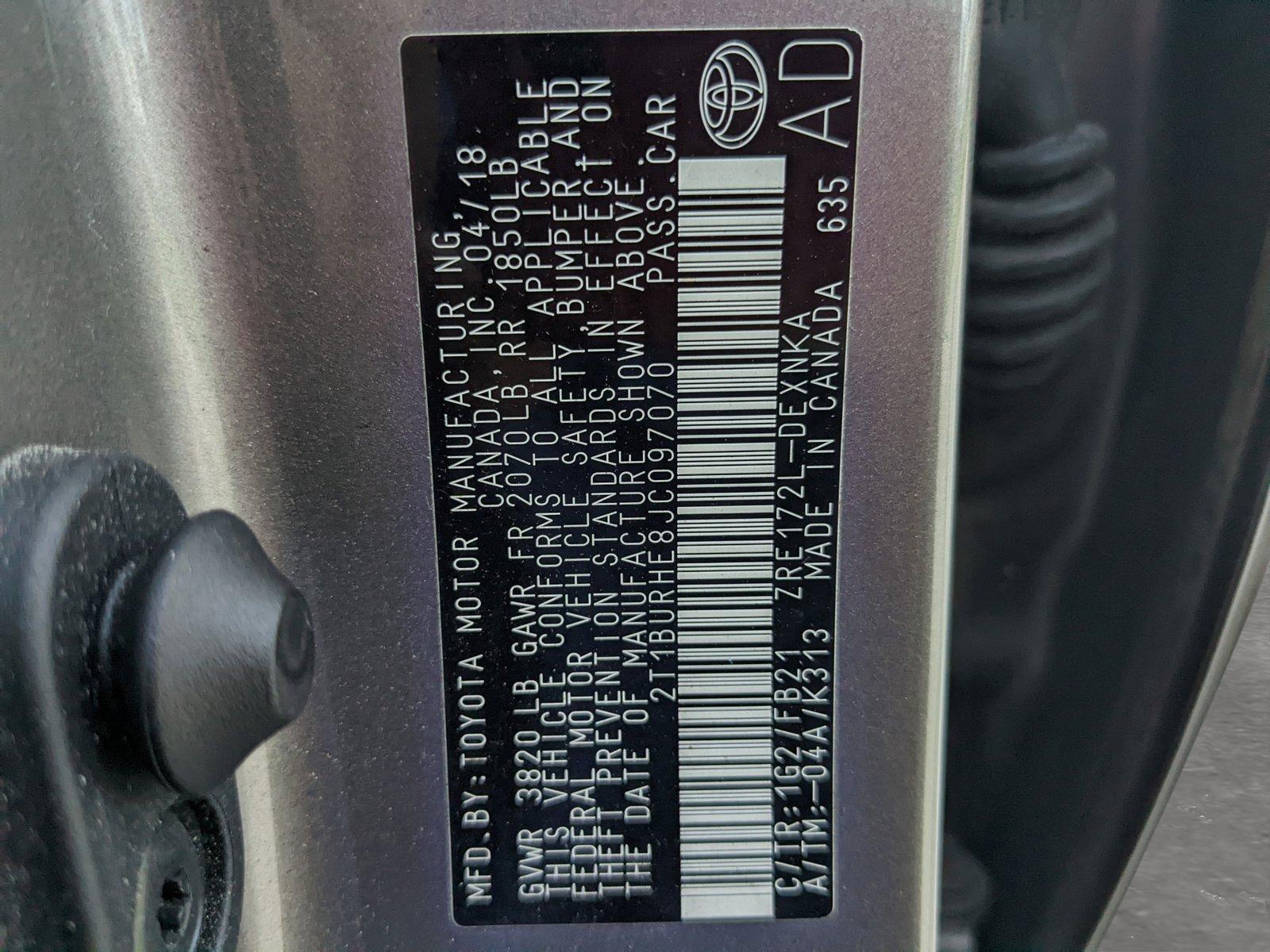 2018 Toyota Corolla Vehicle Photo in Davie, FL 33331