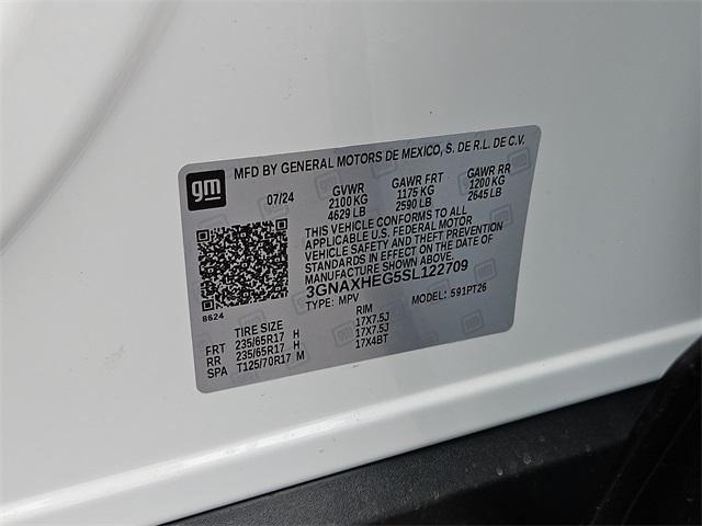 2025 Chevrolet Equinox Vehicle Photo in BERLIN, MD 21811-1121