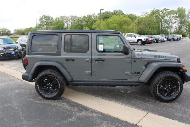 Used 2020 Jeep Wrangler Unlimited Willys with VIN 1C4HJXDN5LW284791 for sale in Salem, WI