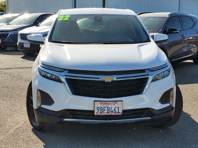 Used 2022 Chevrolet Equinox LT with VIN 3GNAXKEV8NL196402 for sale in Patterson, CA