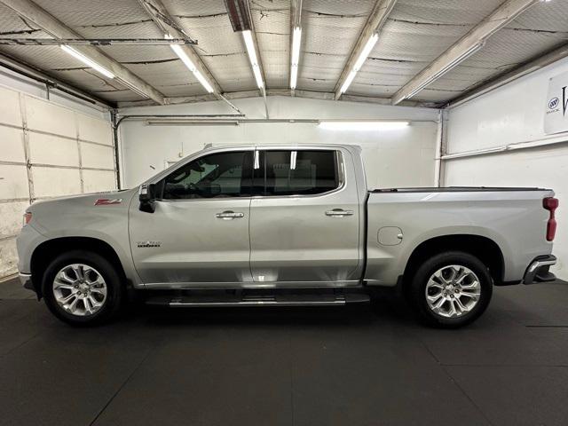 Used 2022 Chevrolet Silverado 1500 LTZ with VIN 1GCUDGET1NZ525461 for sale in Lufkin, TX