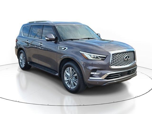 Certified 2023 INFINITI QX80 Luxe with VIN JN8AZ2AF0P9756608 for sale in Tampa, FL