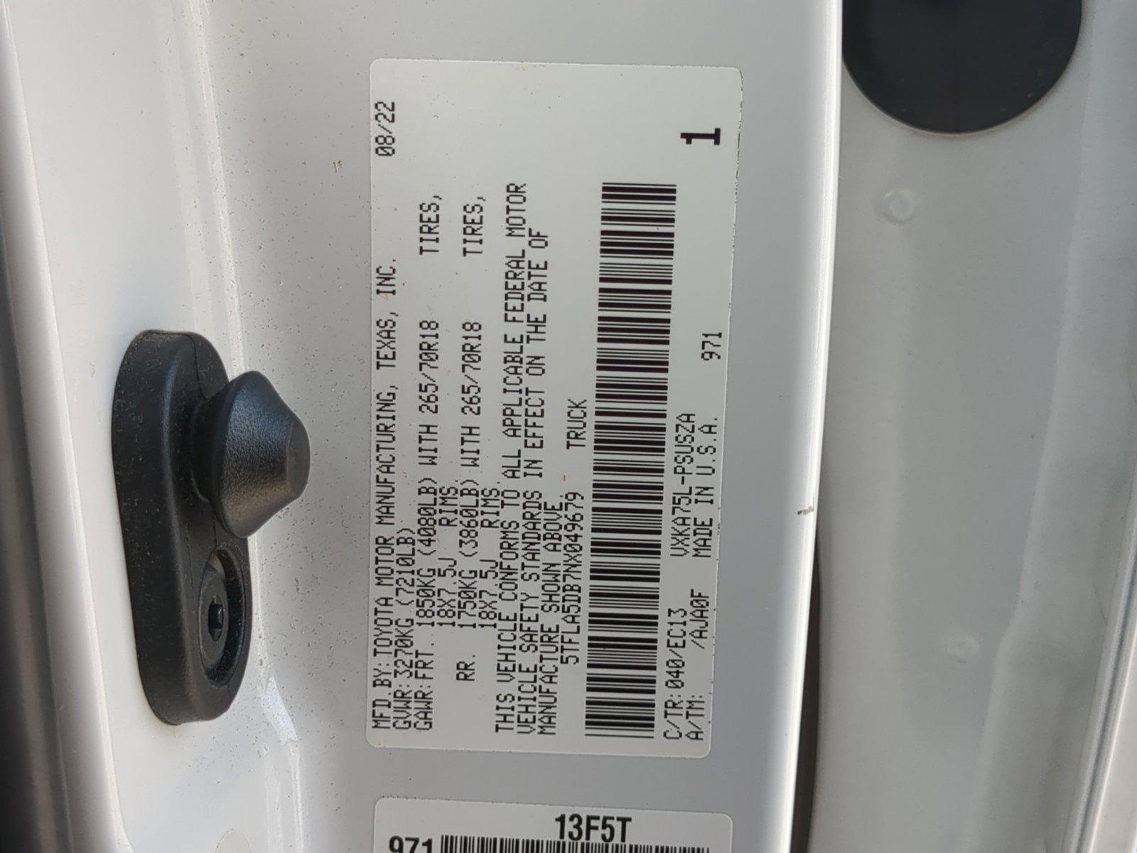 2022 Toyota Tundra 4WD Vehicle Photo in Ft. Myers, FL 33907