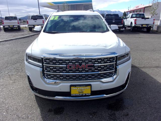 Used 2021 GMC Acadia Denali with VIN 1GKKNXLS5MZ135335 for sale in Taos, NM