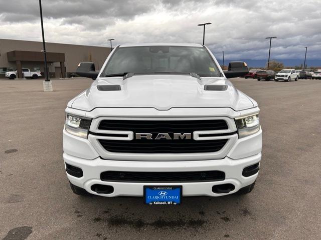 Used 2021 RAM Ram 1500 Pickup Laramie with VIN 1C6SRFRM6MN763843 for sale in Kalispell, MT