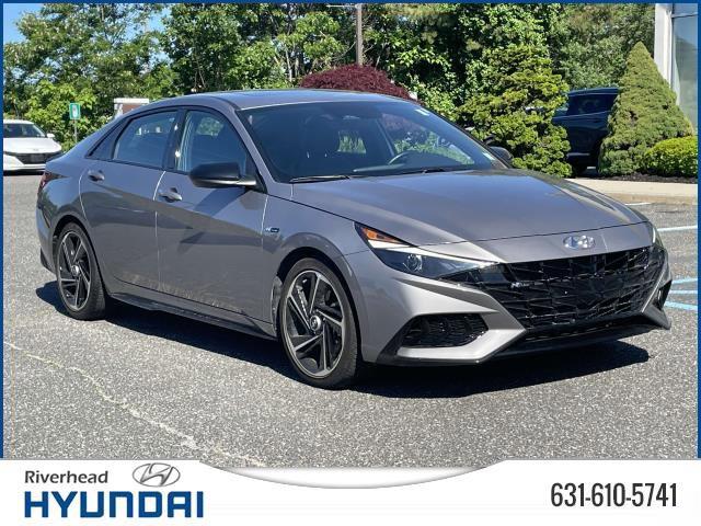 Used 2023 Hyundai Elantra N Line with VIN KMHLR4AFXPU496081 for sale in Riverhead, NY