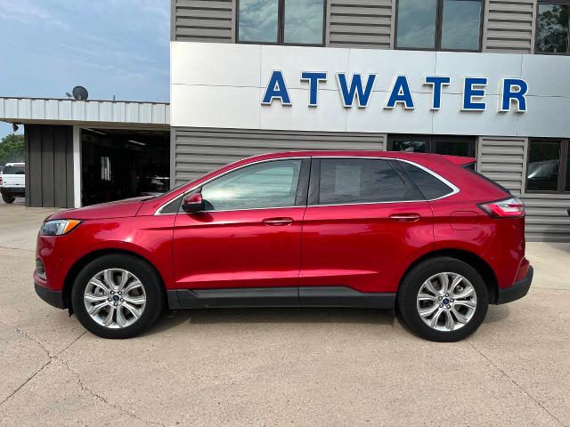 Certified 2022 Ford Edge Titanium with VIN 2FMPK4K95NBA57422 for sale in Atwater, Minnesota