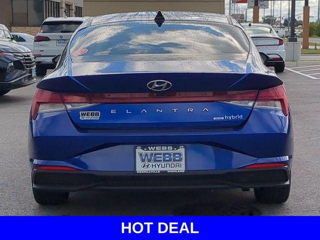 2022 Hyundai ELANTRA Hybrid Vehicle Photo in Merrillville, IN 46410-5311