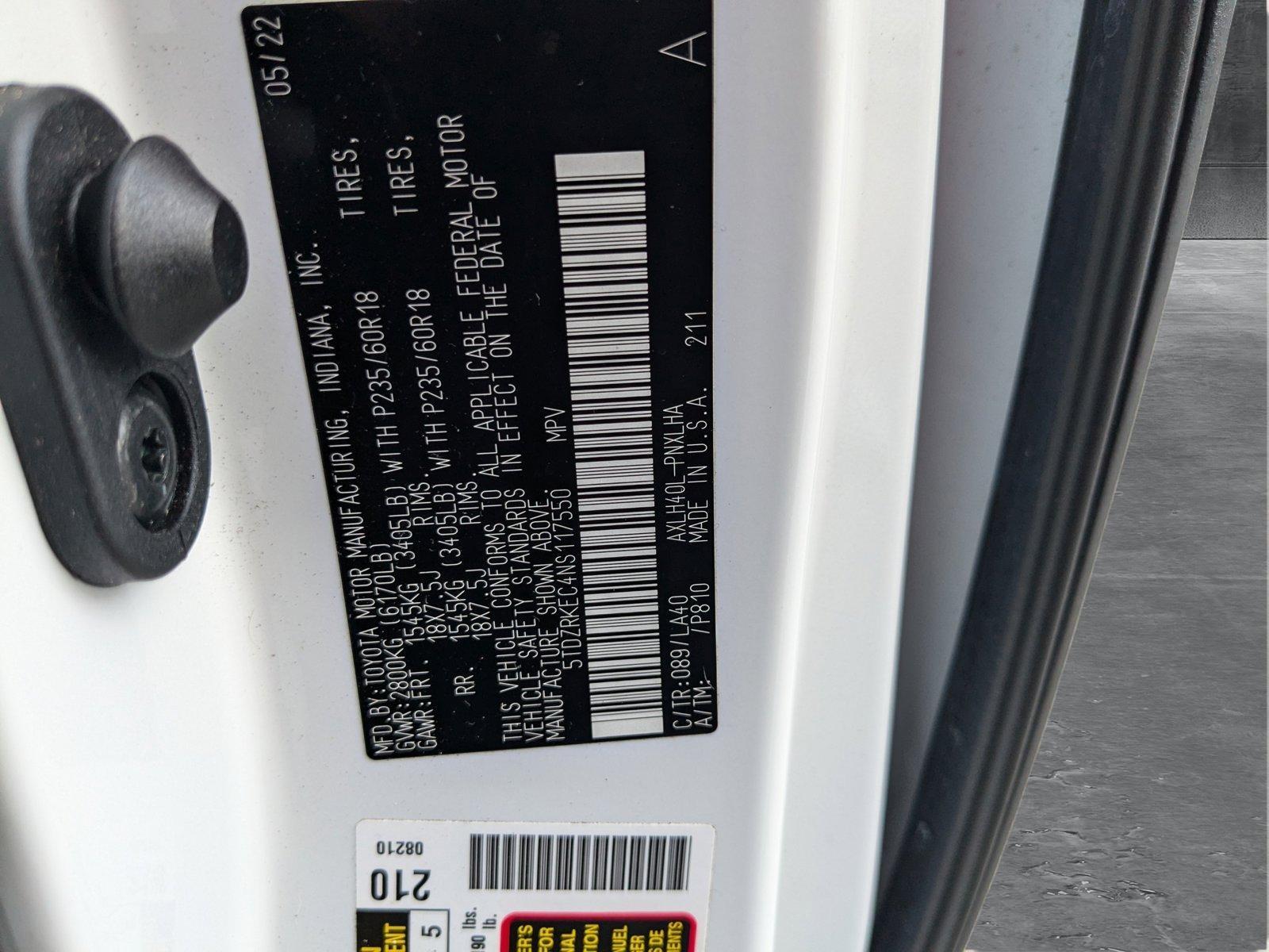 2022 Toyota Sienna Vehicle Photo in Winter Park, FL 32792