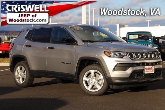 Silver 2024 Jeep Compass Sport 4x4 for Sale at Criswell Auto