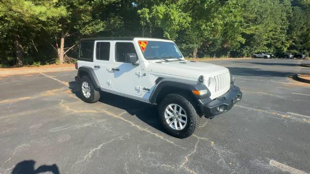 Used 2023 Jeep Wrangler 4-Door Sport S with VIN 1C4HJXDN1PW697975 for sale in Alpharetta, GA