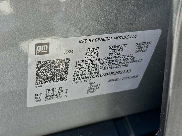 2024 Chevrolet Suburban Vehicle Photo in RIVERSIDE, CA 92504-4106