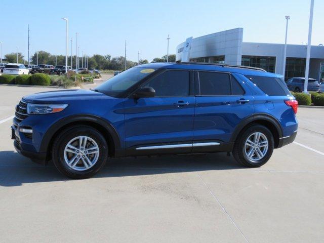 Used 2021 Ford Explorer XLT with VIN 1FMSK7DH4MGA82125 for sale in Temple, TX