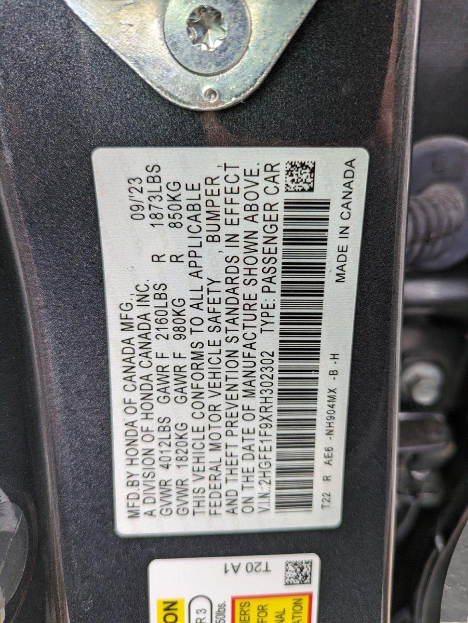 2024 Honda Civic Sedan Vehicle Photo in Sanford, FL 32771