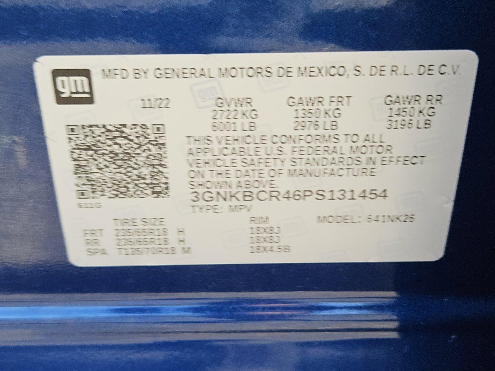 2023 Chevrolet Blazer Vehicle Photo in MESA, AZ 85206-4395