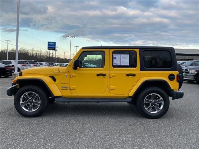 Used 2021 Jeep Wrangler Unlimited Sahara with VIN 1C4HJXEG8MW516561 for sale in Tappahannock, VA