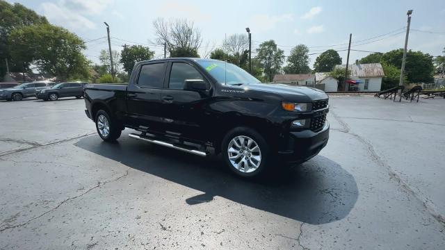 Used 2021 Chevrolet Silverado 1500 Custom with VIN 3GCPYBEKXMG270349 for sale in Eaton, OH