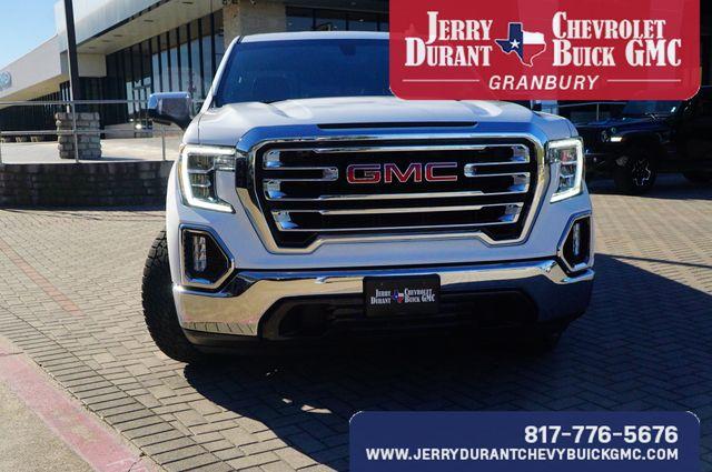 Used 2021 GMC Sierra 1500 SLT with VIN 3GTP8DED1MG155734 for sale in Granbury, TX