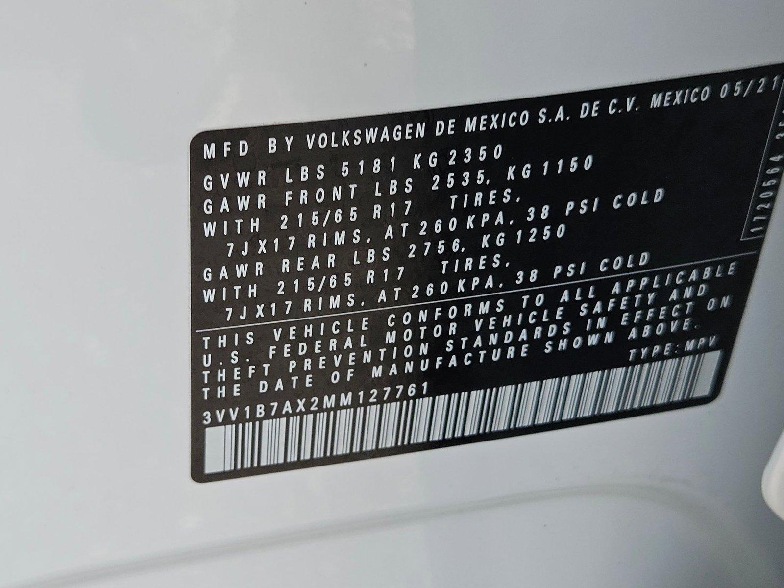 2021 Volkswagen Tiguan Vehicle Photo in MESA, AZ 85206-4395