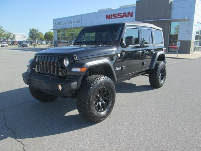 Used 2021 Jeep Wrangler Unlimited Sport with VIN 1C4HJXDG8MW535080 for sale in Bentonville, AR