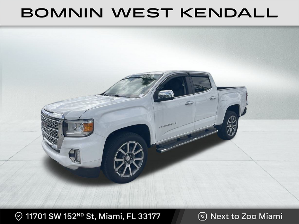 Used 2022 GMC Canyon Denali with VIN 1GTG5EEN0N1104670 for sale in Miami, FL