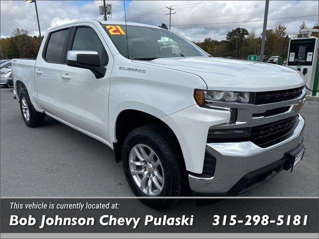 Used 2021 Chevrolet Silverado 1500 LT with VIN 3GCPYJEKXMG441658 for sale in Pulaski, NY