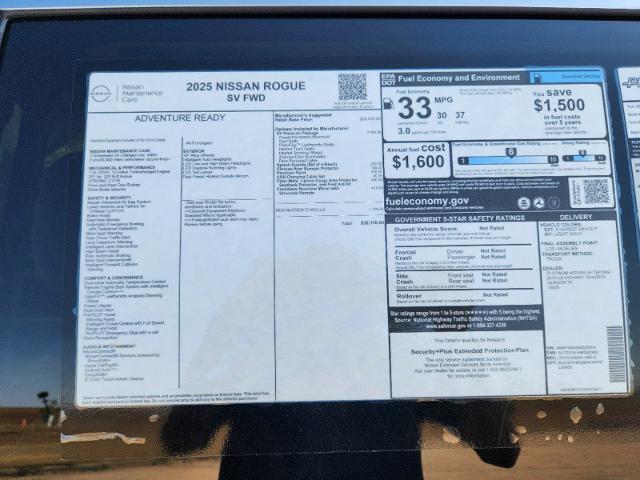 2025 Nissan Rogue Vehicle Photo in Denison, TX 75020