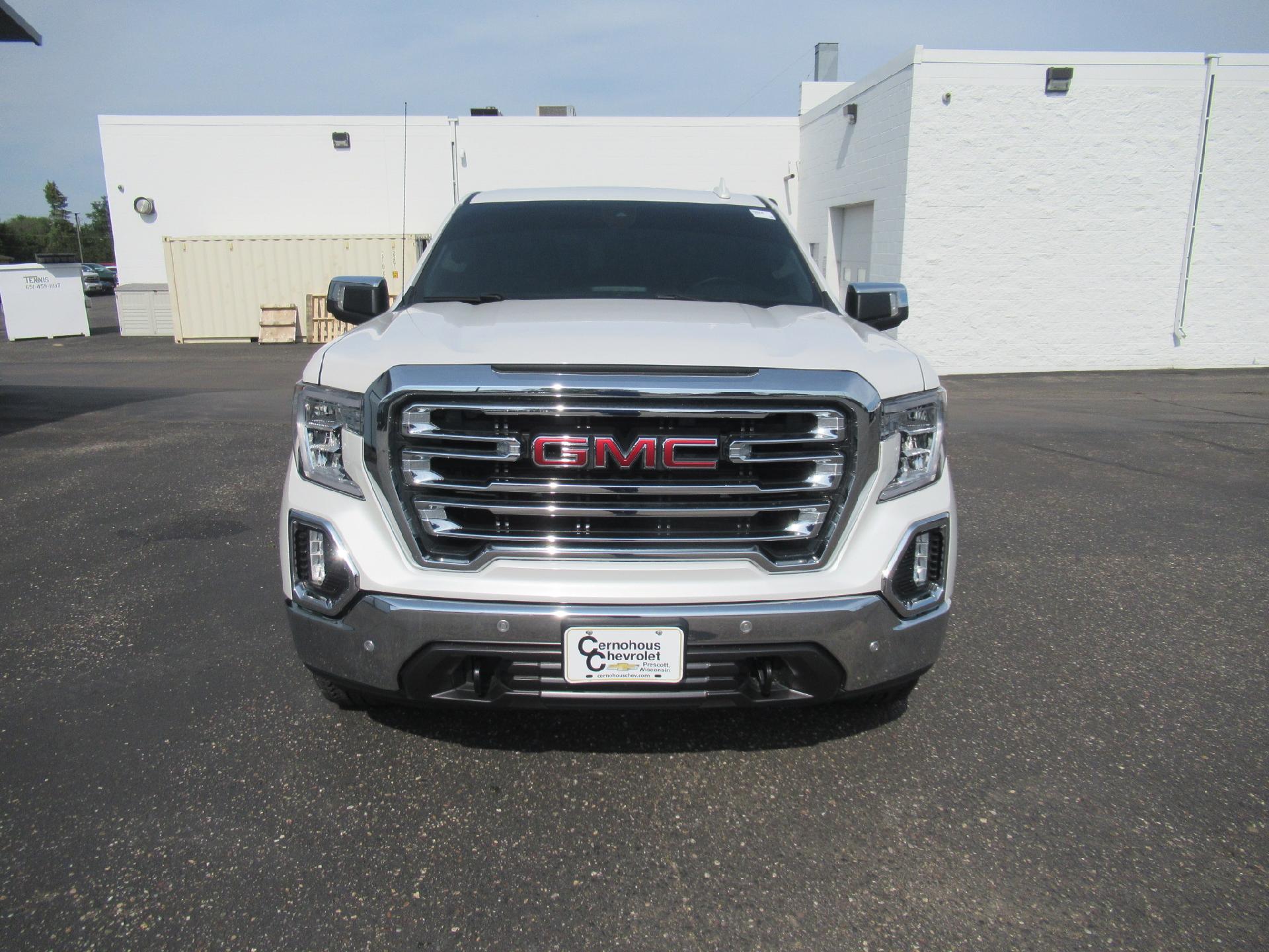 Used 2020 GMC Sierra 1500 SLT with VIN 1GTU9DEL7LZ289993 for sale in Prescott, WI