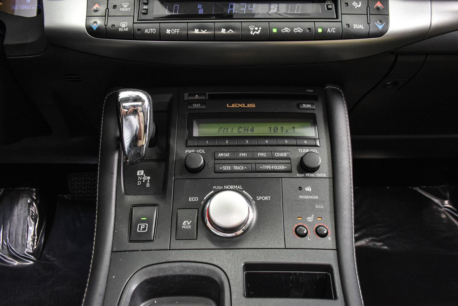 2012 Lexus CT 200h Vehicle Photo in DALLAS, TX 75235