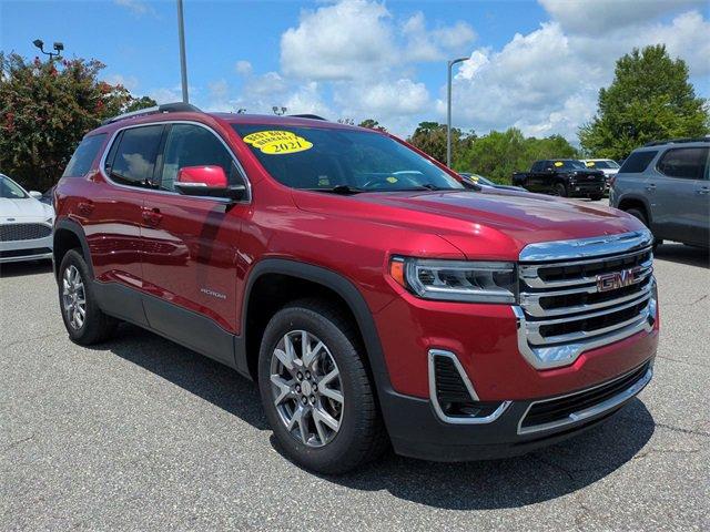 Used 2021 GMC Acadia SLT with VIN 1GKKNML49MZ187745 for sale in Tifton, GA