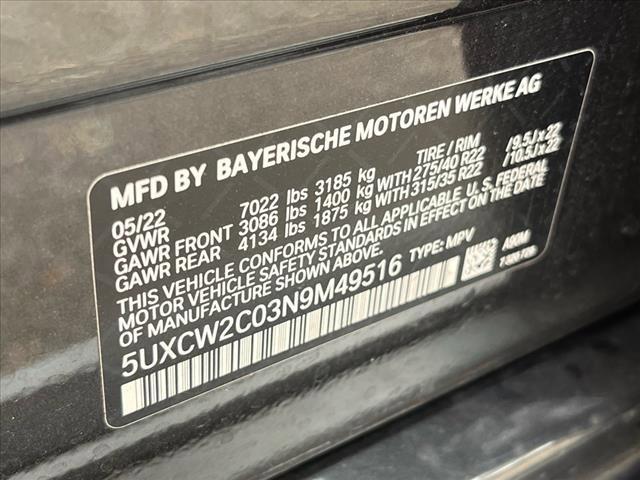 2022 BMW X7 xDrive40i Vehicle Photo in SAN ANTONIO, TX 78230-1001