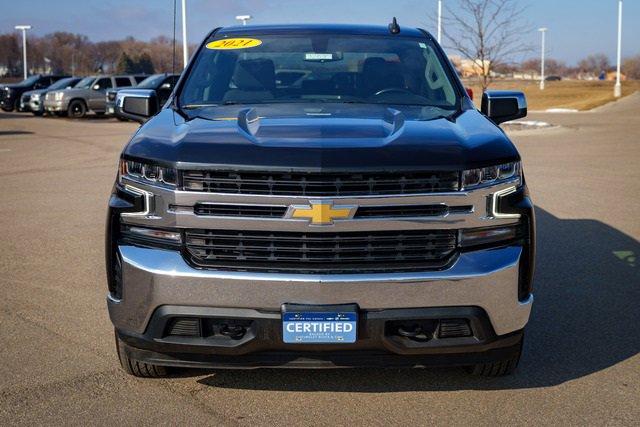 Used 2021 Chevrolet Silverado 1500 LT with VIN 1GCUYDED0MZ240972 for sale in Willmar, Minnesota