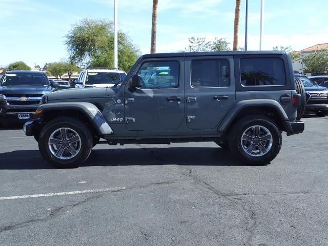 Used 2023 Jeep Wrangler 4-Door Sahara with VIN 1C4HJXEN6PW505321 for sale in Las Vegas, NV