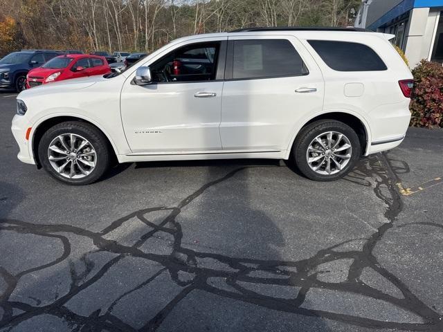 Used 2021 Dodge Durango Citadel with VIN 1C4RDJEG7MC886121 for sale in Brooklyn, CT